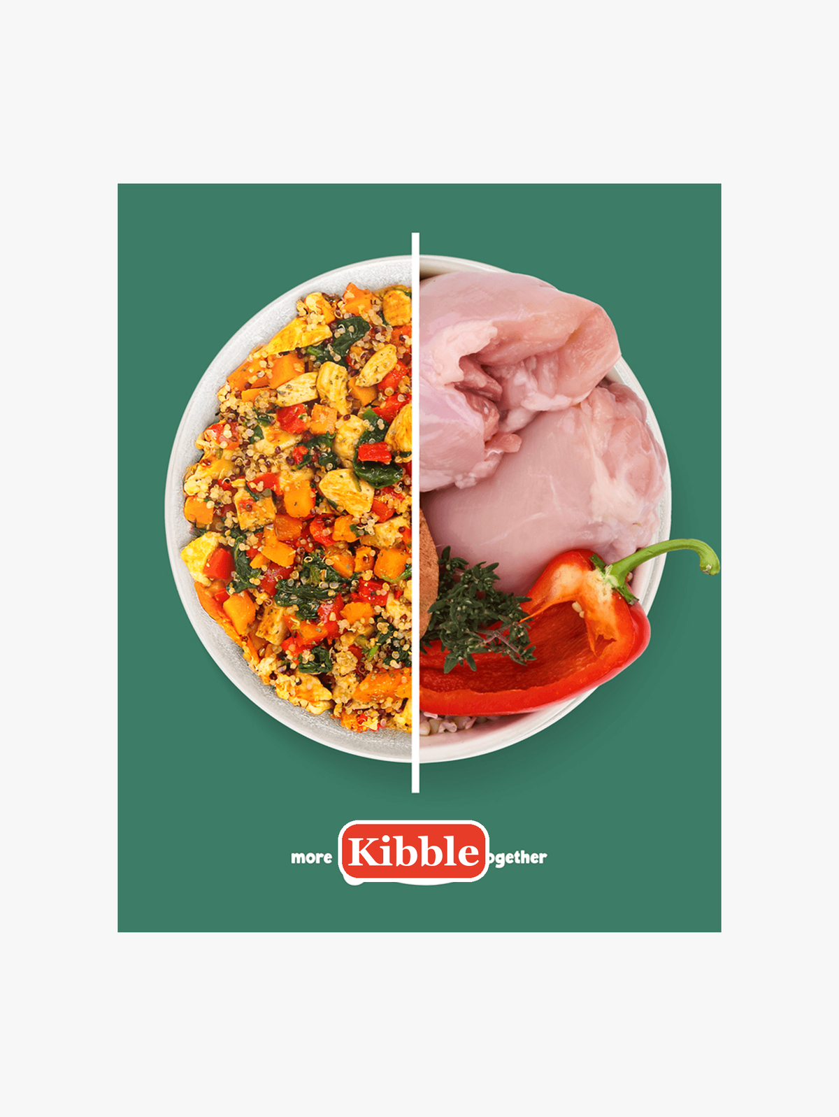 Kibble fresh wet dog food ingredients