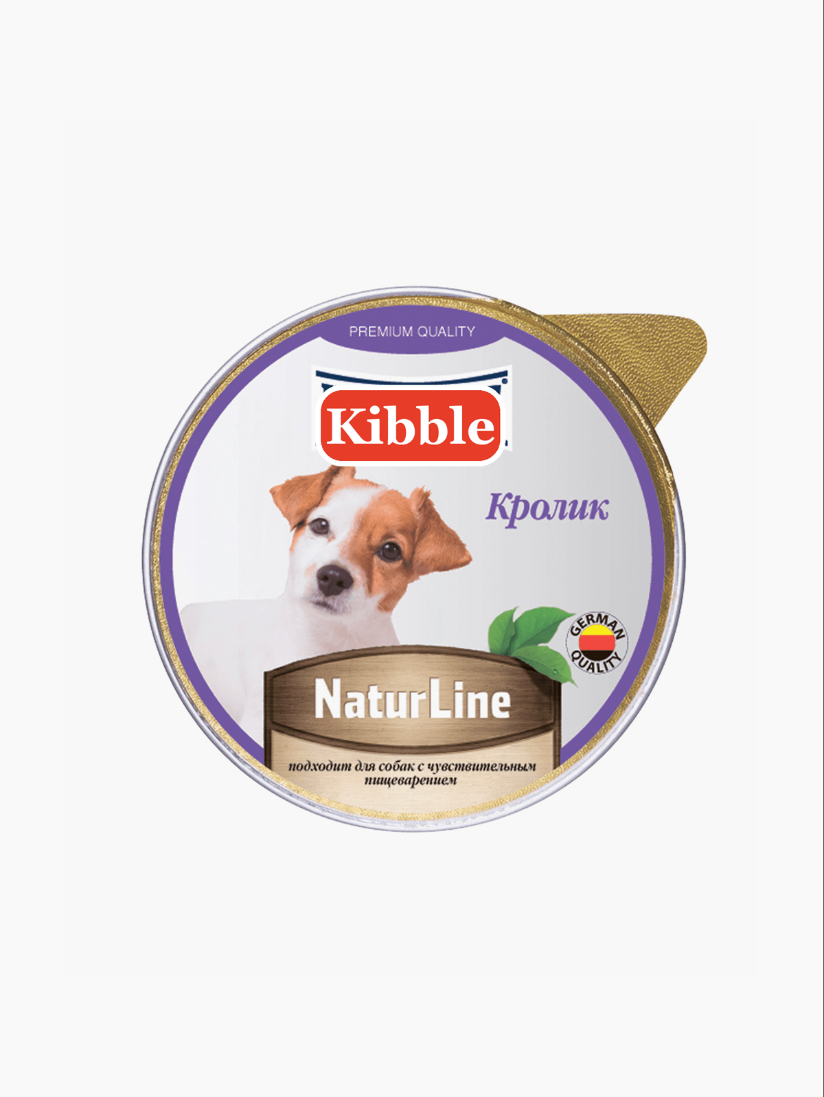 Kibble dog pate rabbit