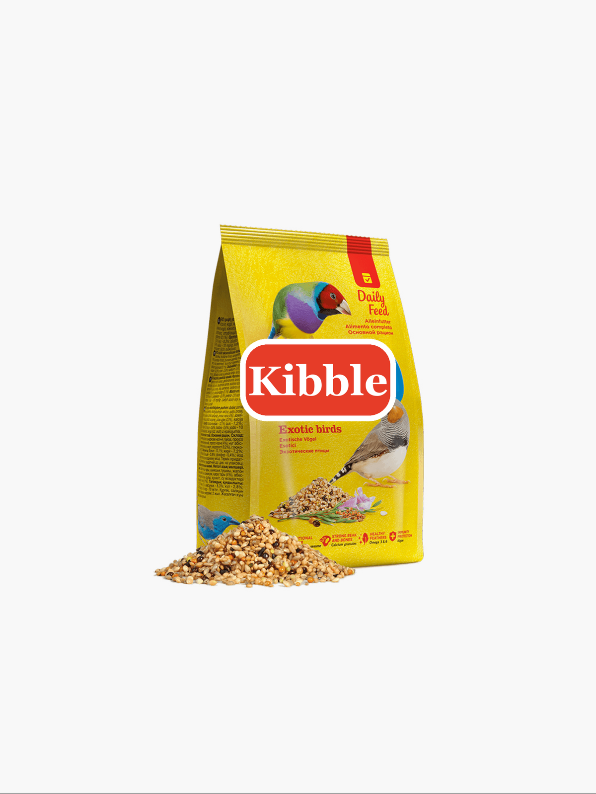 Kibble exotic bird food